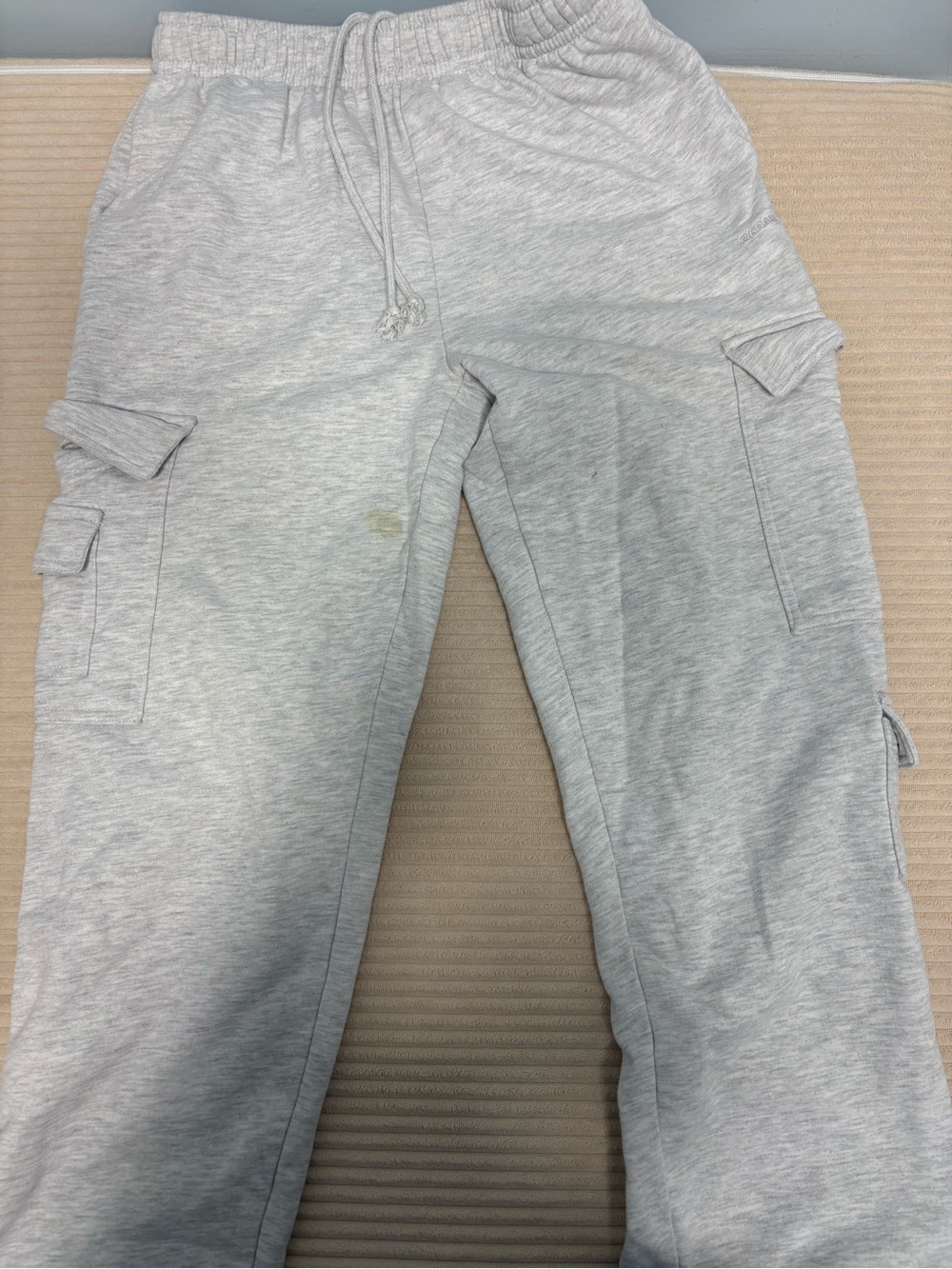 Garage Kids Light Gray Cargo Sweatpants